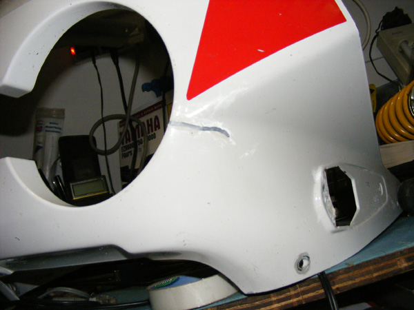 Fairing LH close-up 